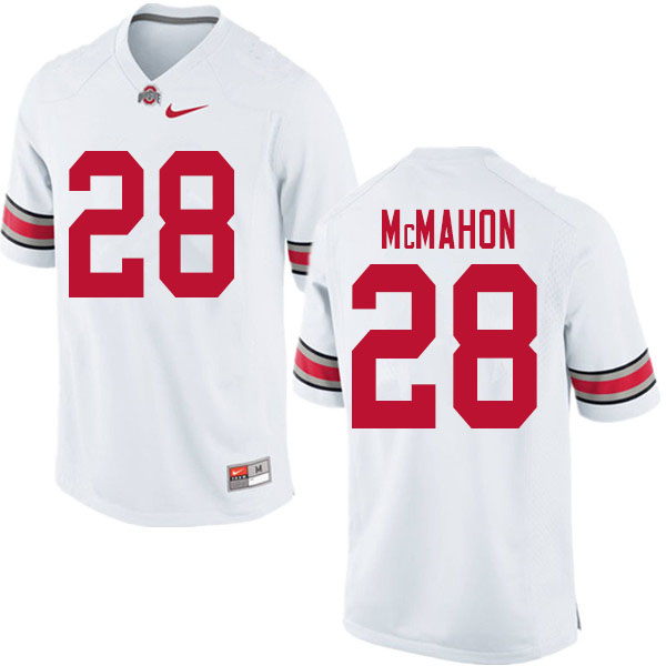 Ohio State Buckeyes #28 Amari McMahon College Football Jerseys Sale-White